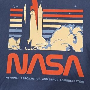 NASA Celebrating Space Travel All Seasons T Shirt Unisex XL- Short Sleeve
